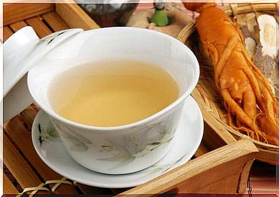 Ginseng tea