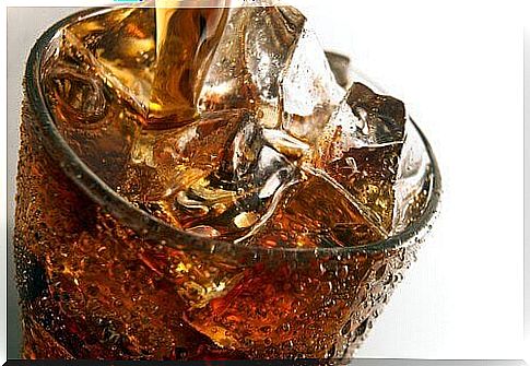 A glass of Coke