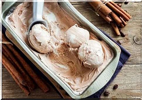 Delicious low-fat cinnamon ice cream to make yourself