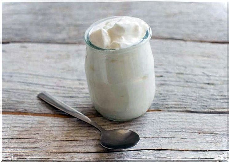 Cup of greek yogurt