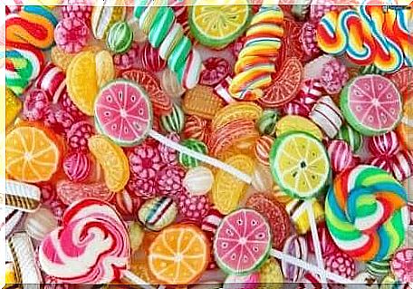 Lots of lollipops and sweets