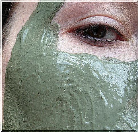 face with green mask