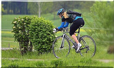 cycling woman