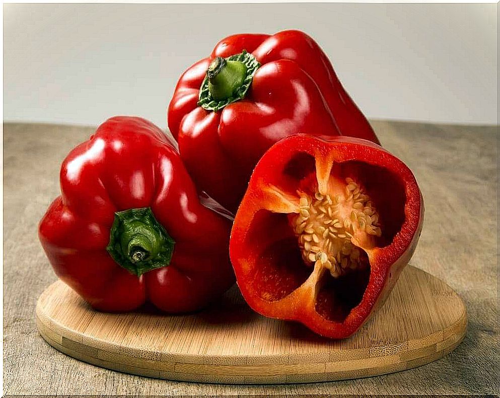 Three peppers