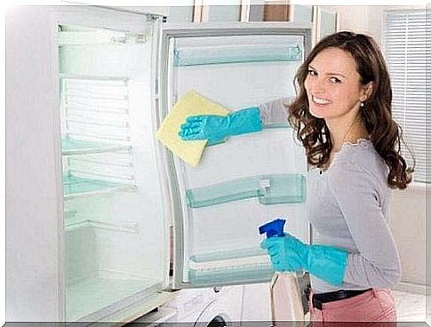 Cleaning the fridge